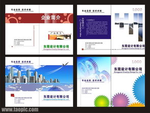 廣告公司企業(yè)畫冊設(shè)計(jì) 視覺矢量圖片助力品牌傳播（ID 3417）